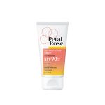 کرم ضد آفتاب بدون رنگ SPF90 پوست خشک پتال رز