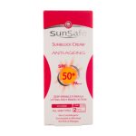 كرم ضد آفتاب و ضد چروک سان سیف بدون رنگ Colorless sunscreen and anti-wrinkle SPF50