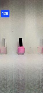 لاک ناخن گلوویک حجم 18 میل شماره 129 Glowic nail polish volume 18 ml number 129
