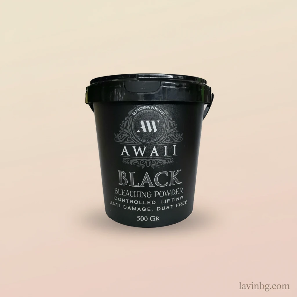 پودر دکلره AWAI Black 500 گرمی | AWAI Black Bleaching Powderjpg پودر دکلره آوائی بلک AWAI Black وزن 500 گرم، مناسب روشنسازی مو با کنترل بالا و بدون گرد و غبار