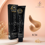 رنگ مو آوایی AWAI شماره 8/34 با تناژ بلوند طلایی روشن – حاوی روغن آرگان