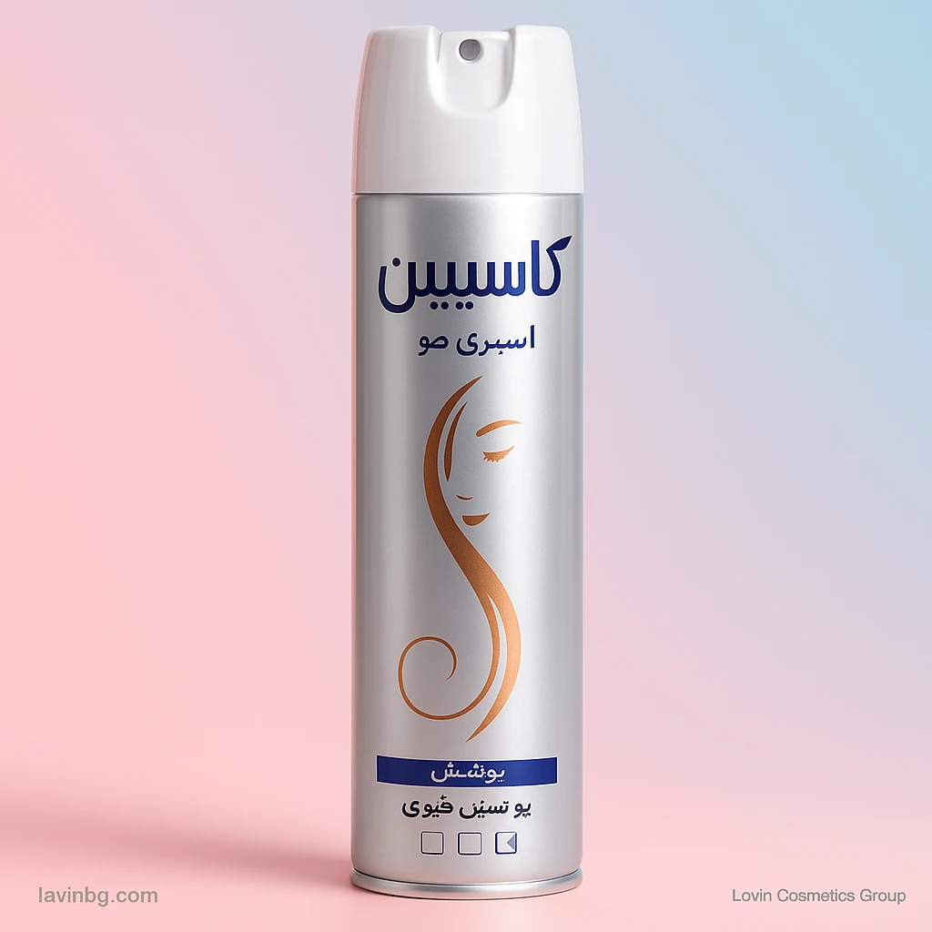 Caspian Hair Spray Strong Hold 500ml – lavinbg.com اسپری مو کاسپین پوشش قوی 500 میل