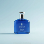 ادو پرفیوم مردانه بالرینا مدل Paolo حجم 90 میلی‌لیتر با بطری آبی و طراحی مردانه