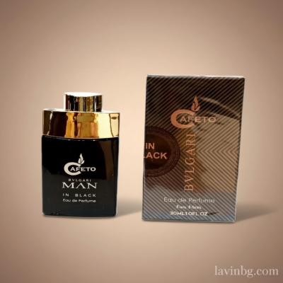 عطر مینیاتوری مردانه کافه‌تو بولگاری من این بلک حجم 30 میلی لیتر
