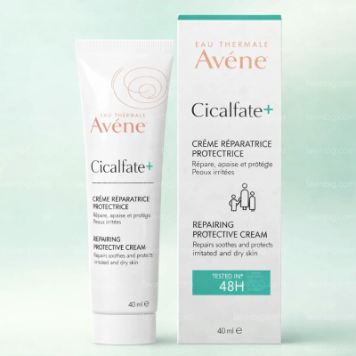 کرم ترمیم کننده اون Avène Cicalfate+ حجم 40 میلی لیتر مناسب پوست خشک و حساس Caption: Avène Cicalfate+ 40ml – کرم ترمیم و محافظت پوست