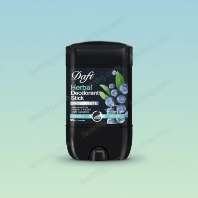 استیک ضد تعریق دافی Herbal مدل Snow White رایحه بلوبری اوشن بدون آلومینیوم