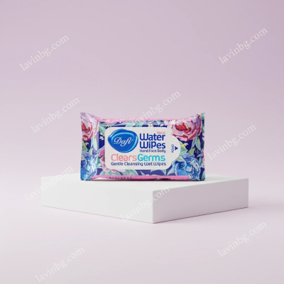 دستمال مرطوب پاک‌کننده دست و صورت دافی Clears Germs بسته 12 عددی