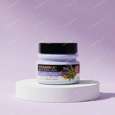 کرم مرطوب کننده دافی مدل Lavender Cream حاوی ویتامین A حجم 270 میلی لیتر مناسب انواع پوست
