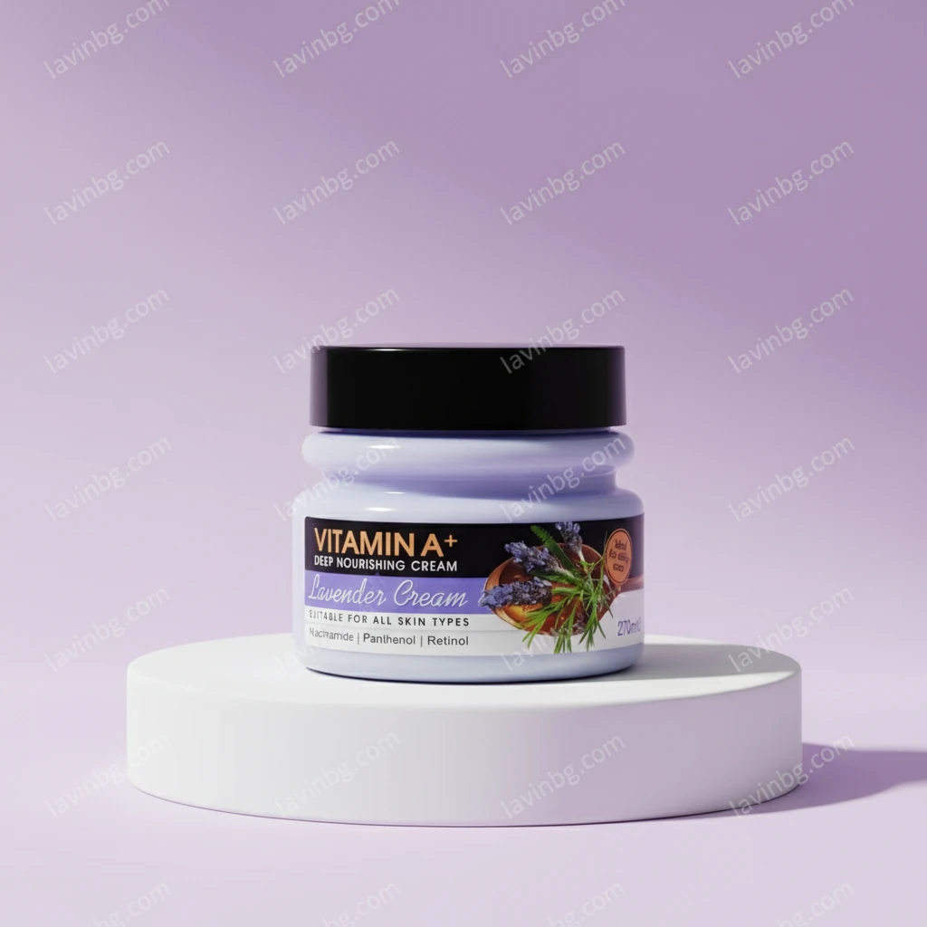 کرم مرطوب کننده دافی ویتامین A و اسطوخودوس 270 میلی لیتر کرم مرطوب کننده دافی مدل Lavender Cream حاوی ویتامین A حجم 270 میلی لیتر مناسب انواع پوست