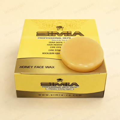 وکس سکه ای صورت سیمیا مدل Honey Face Wax برای اپیلاسیون صورت Caption: SIMA Honey Face Wax – وکس سکه‌ای مناسب اپیلاسیون صورت