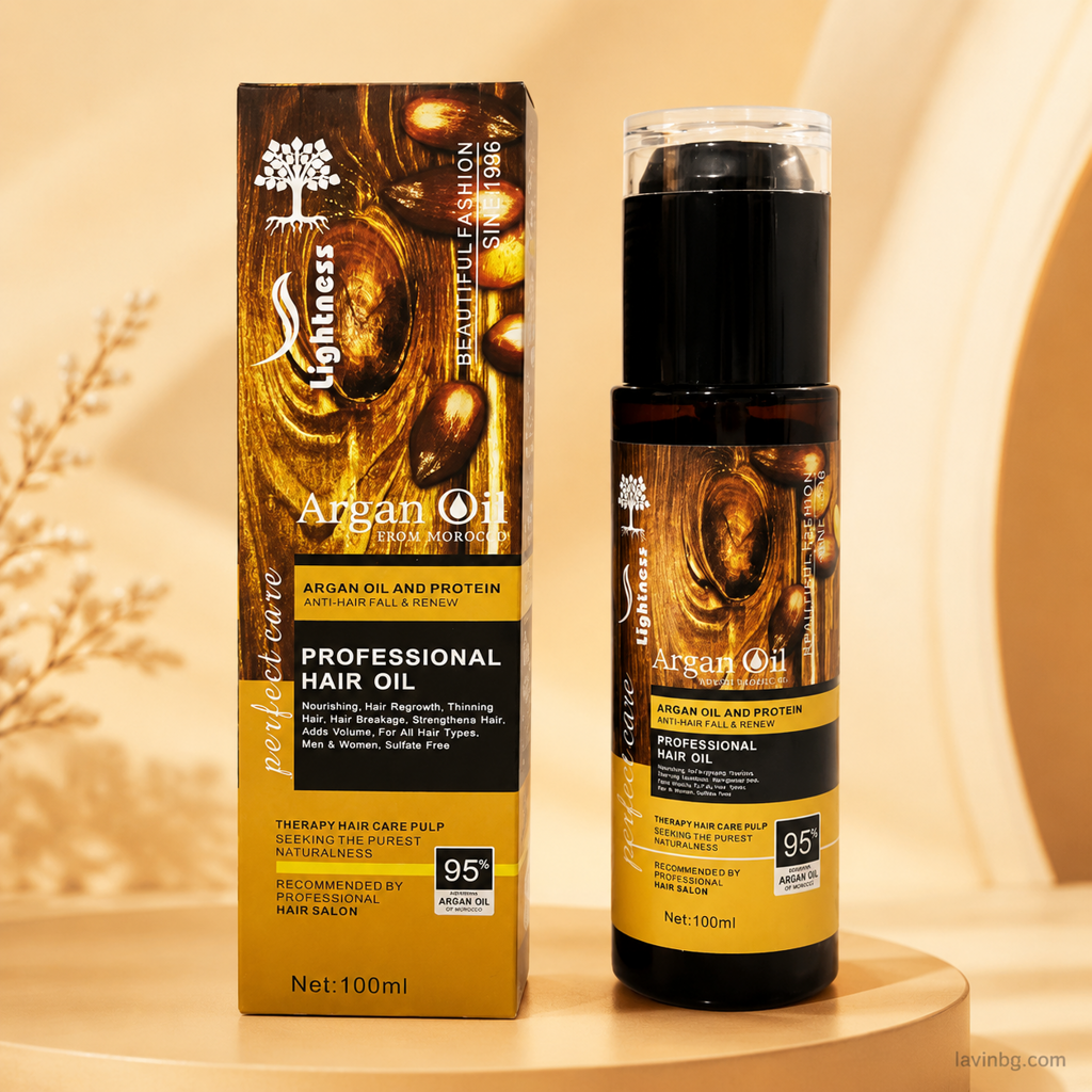 روغن مو آرگان لایتنس 100 میل بدون سولفات